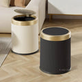 One-Touch Push-Button Trash Can (Removable Inner Bucket)