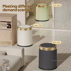 One-Touch Push-Button Trash Can (Removable Inner Bucket)