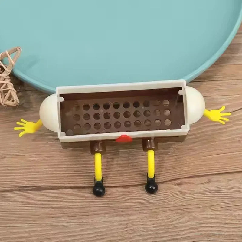 Open-Drain Wall-Mounted Sink Organizer (Sponge & Brush Holder)
