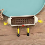 Open-Drain Wall-Mounted Sink Organizer (Sponge & Brush Holder)