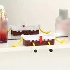 Open-Drain Wall-Mounted Sink Organizer (Sponge & Brush Holder)