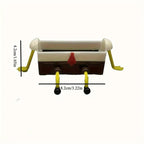 Open-Drain Wall-Mounted Sink Organizer (Sponge & Brush Holder)