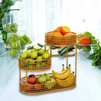 Open Wire Metal Fruit & Vegetable Basket