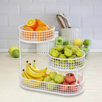 Open Wire Metal Fruit & Vegetable Basket