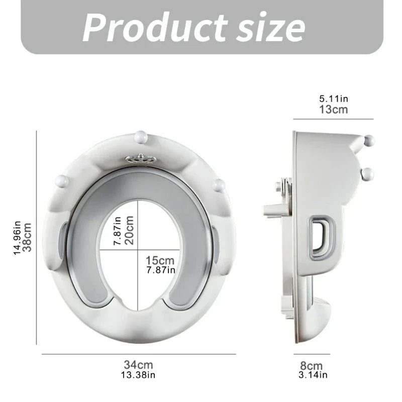 Padded & Non-Slip Toddler Potty Seat (Fits Most Toilets)