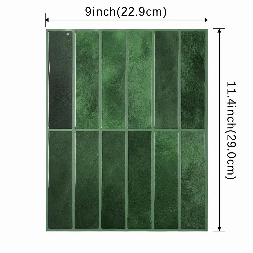 Peel-And-Stick Heat-Resistant & Waterproof Wall Tiles