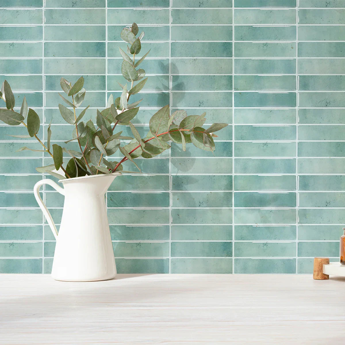 Peel-And-Stick Heat-Resistant & Waterproof Wall Tiles
