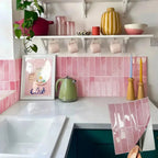 Peel-And-Stick Heat-Resistant & Waterproof Wall Tiles