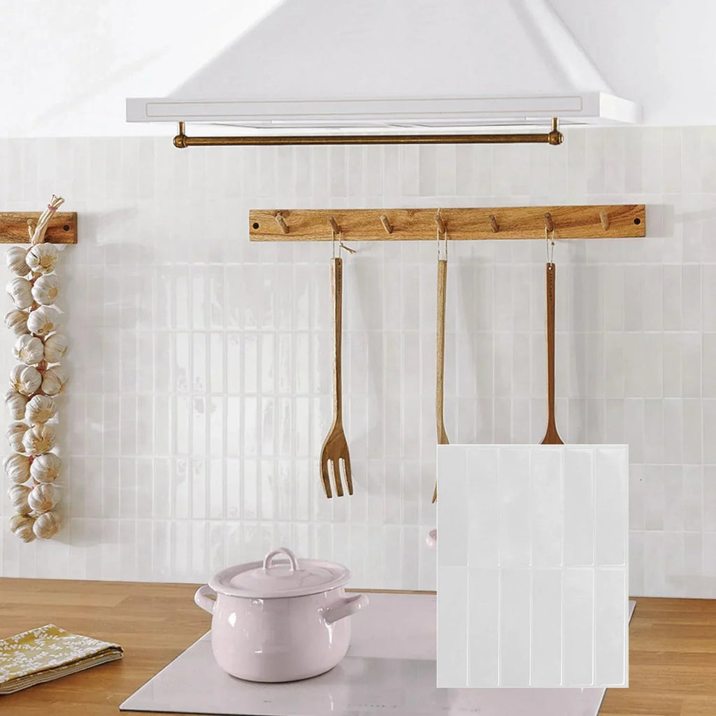 Peel-And-Stick Heat-Resistant & Waterproof Wall Tiles
