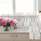 Peel-And-Stick Heat-Resistant & Waterproof Wall Tiles