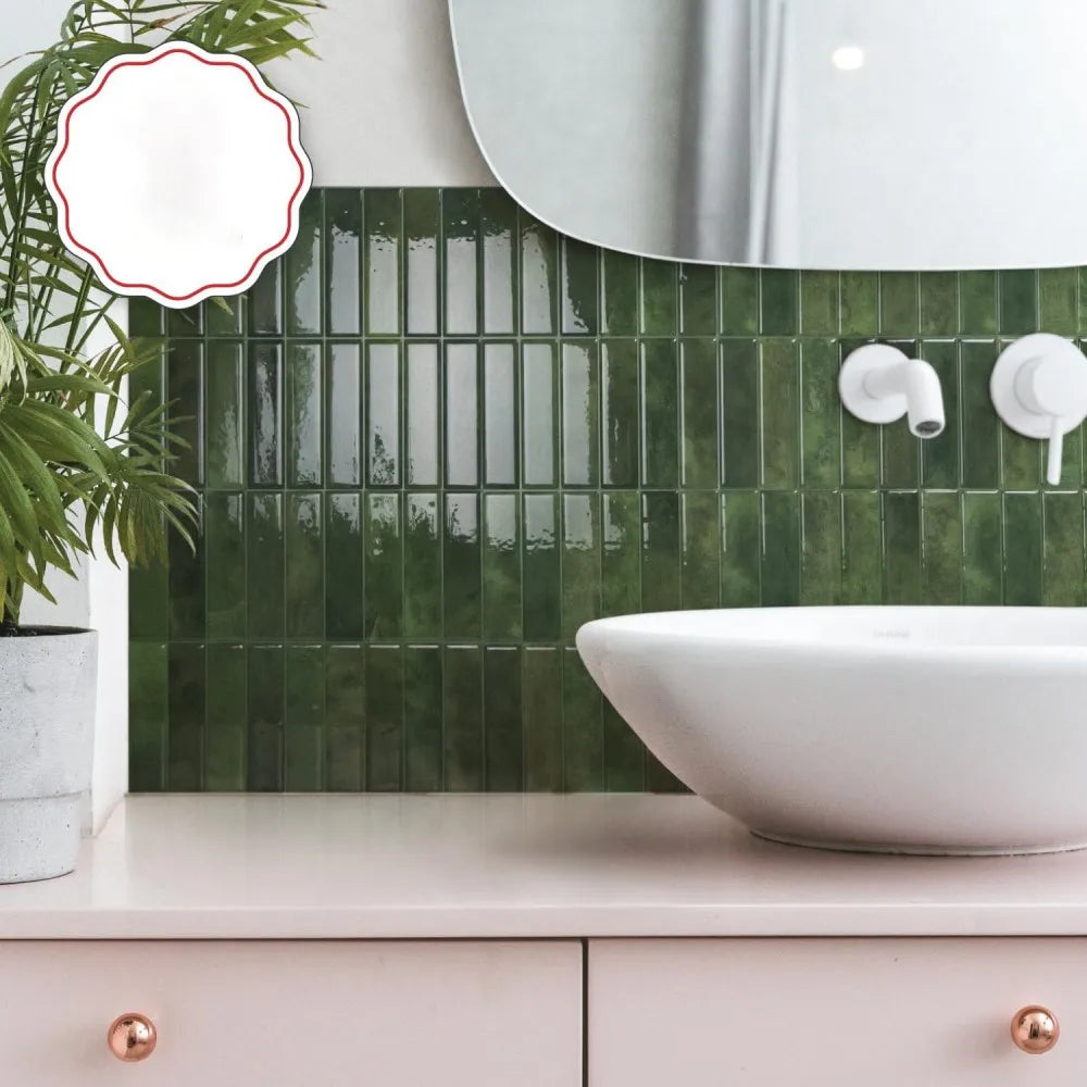 Peel-And-Stick Heat-Resistant & Waterproof Wall Tiles