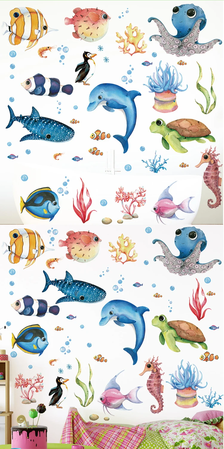Peel-And-Stick Repositionable & Removable Kids Wall Stickers