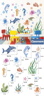 Peel-And-Stick Repositionable & Removable Kids Wall Stickers