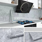 Peel-And-Stick Waterproof Oil-Resistant Marble Film