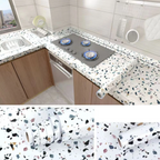 Peel-And-Stick Waterproof Oil-Resistant Marble Film
