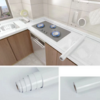 Peel-And-Stick Waterproof Oil-Resistant Marble Film