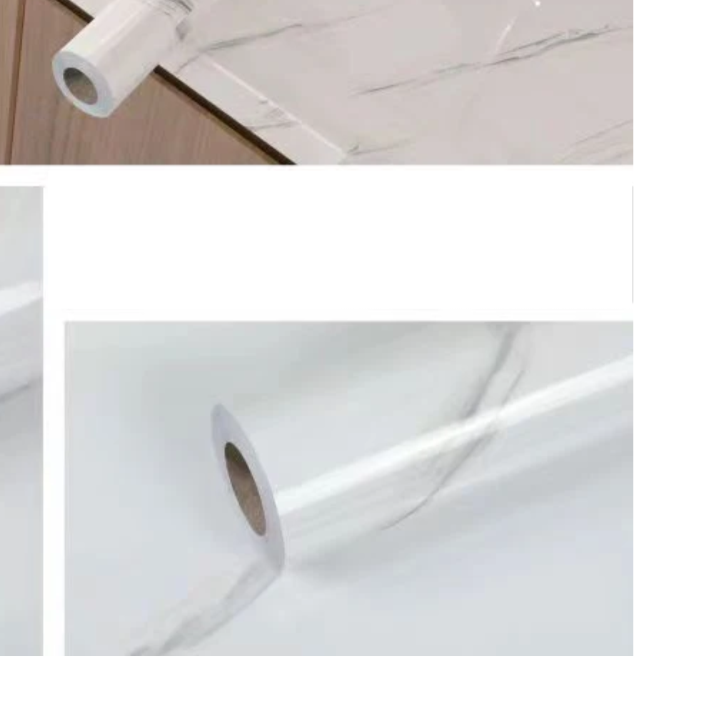 Peel-And-Stick Waterproof Oil-Resistant Marble Film