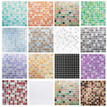 Peel & Stick Glass-Look 3D Tile Stickers (Set of 5 or 10)