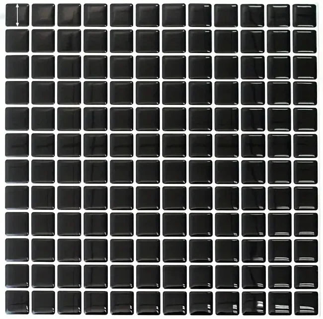 Peel & Stick Glass-Look 3D Tile Stickers (Set of 5 or 10)
