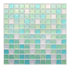 Peel & Stick Glass-Look 3D Tile Stickers (Set of 5 or 10)