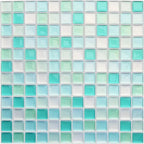 Peel & Stick Glass-Look 3D Tile Stickers (Set of 5 or 10)