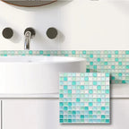Peel & Stick Glass-Look 3D Tile Stickers (Set of 5 or 10)