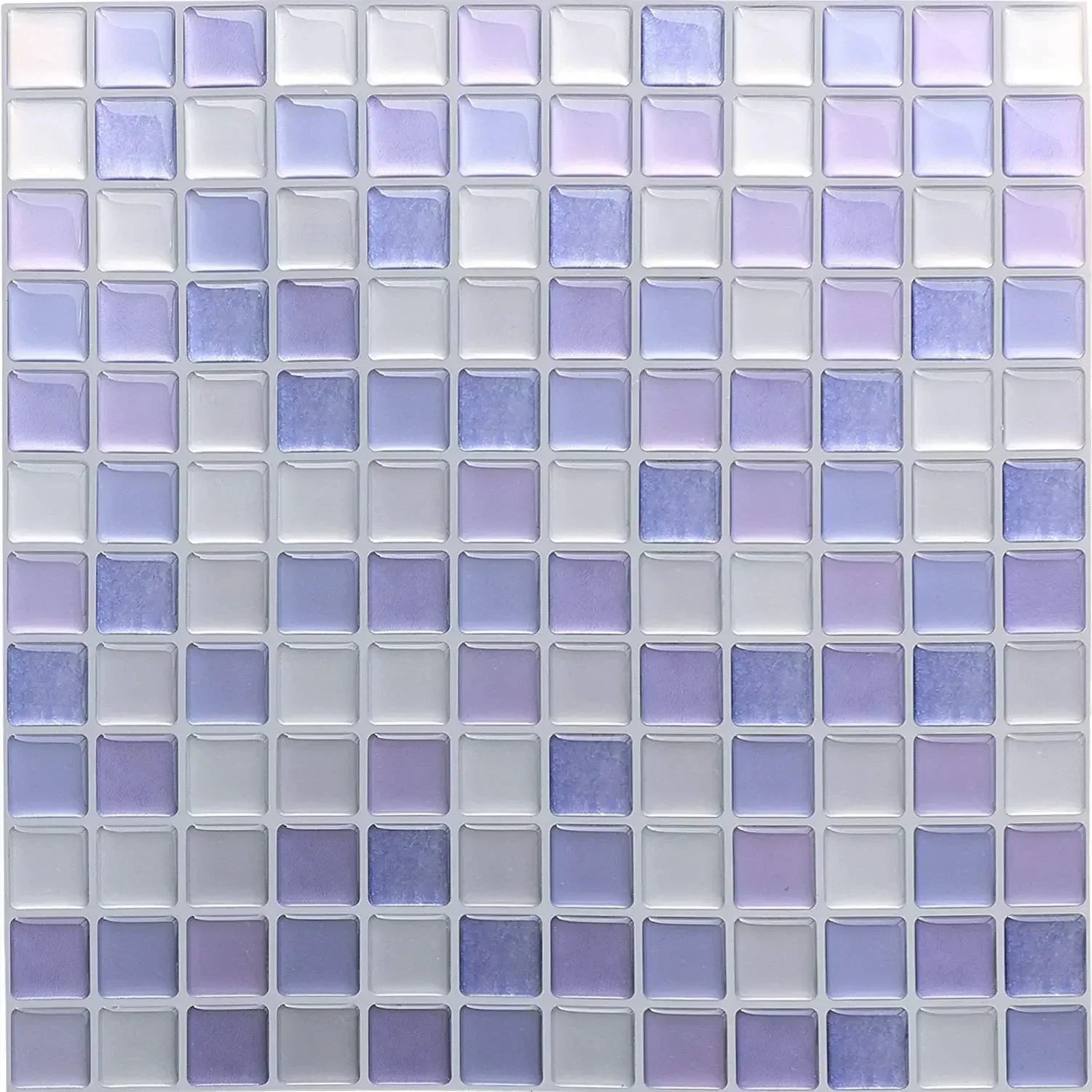 Peel & Stick Glass-Look 3D Tile Stickers (Set of 5 or 10)