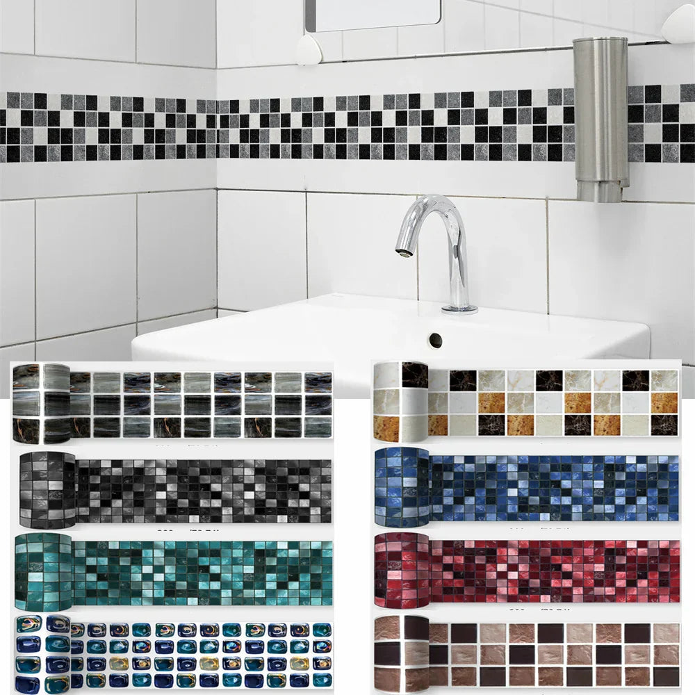 Peel & Stick Waterproof Mosaic Backsplash