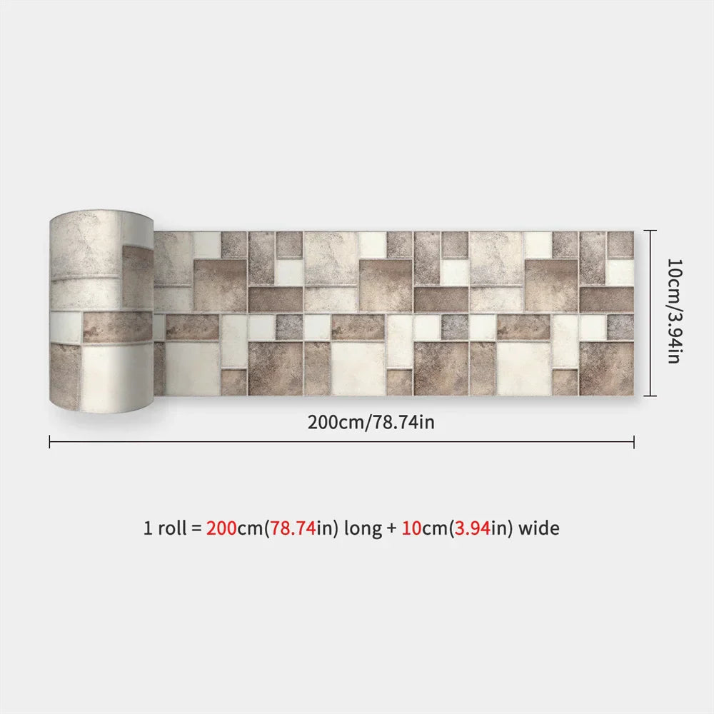 Peel & Stick Waterproof Mosaic Backsplash