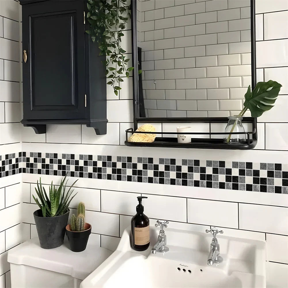Peel & Stick Waterproof Mosaic Backsplash