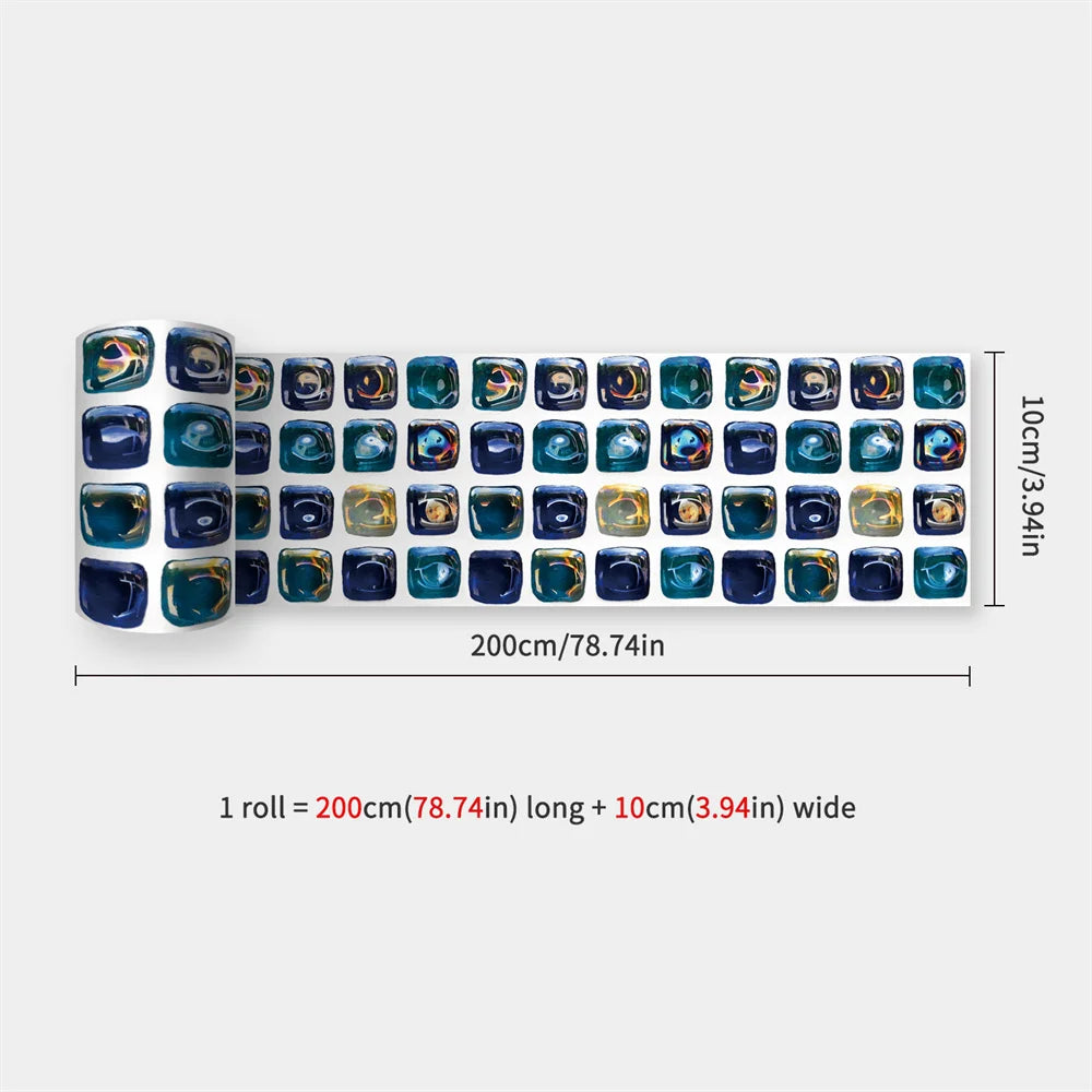 Peel & Stick Waterproof Mosaic Backsplash