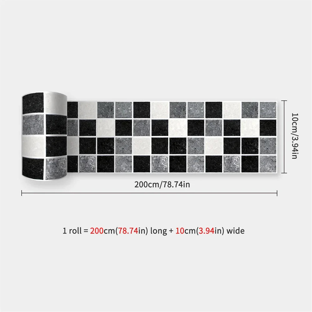 Peel & Stick Waterproof Mosaic Backsplash