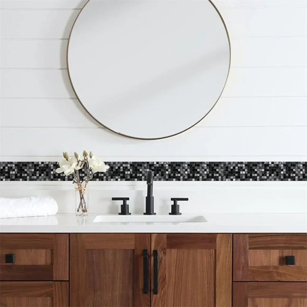 Peel & Stick Waterproof Mosaic Backsplash