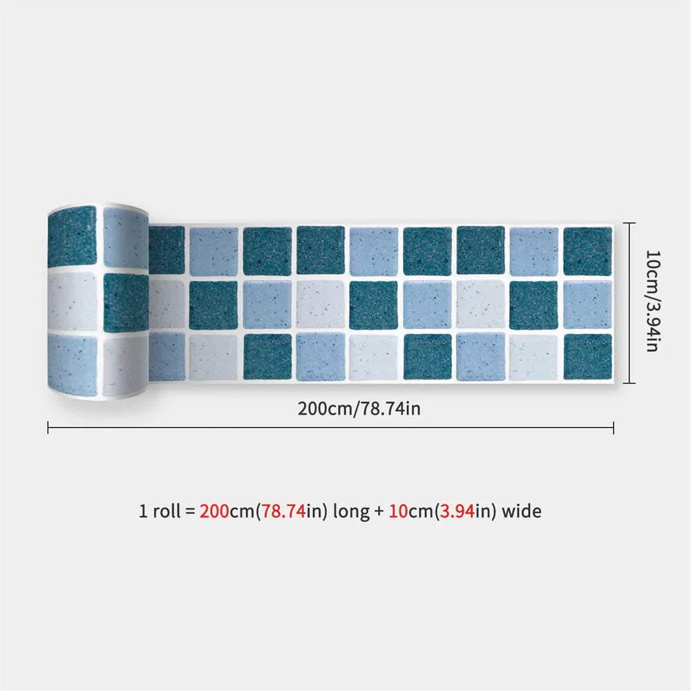 Peel & Stick Waterproof Mosaic Backsplash