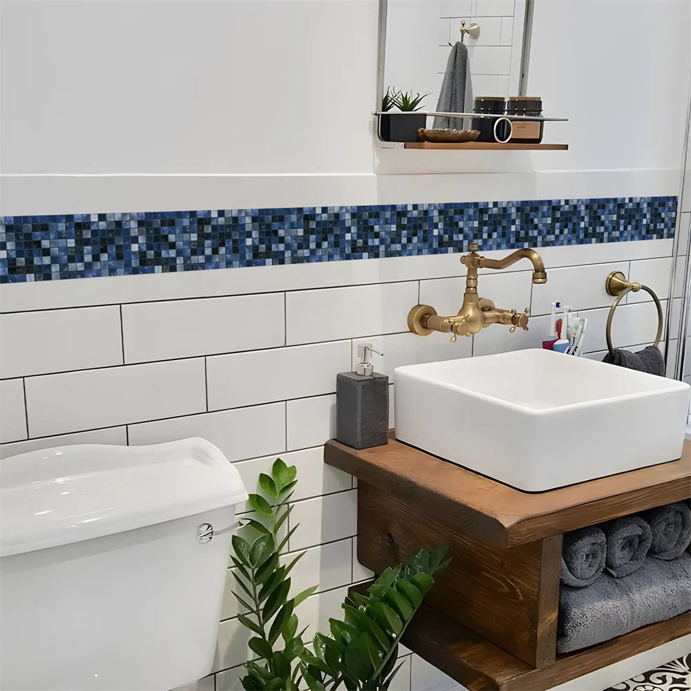 Peel & Stick Waterproof Mosaic Backsplash