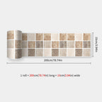 Peel & Stick Waterproof Mosaic Backsplash