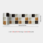 Peel & Stick Waterproof Mosaic Backsplash