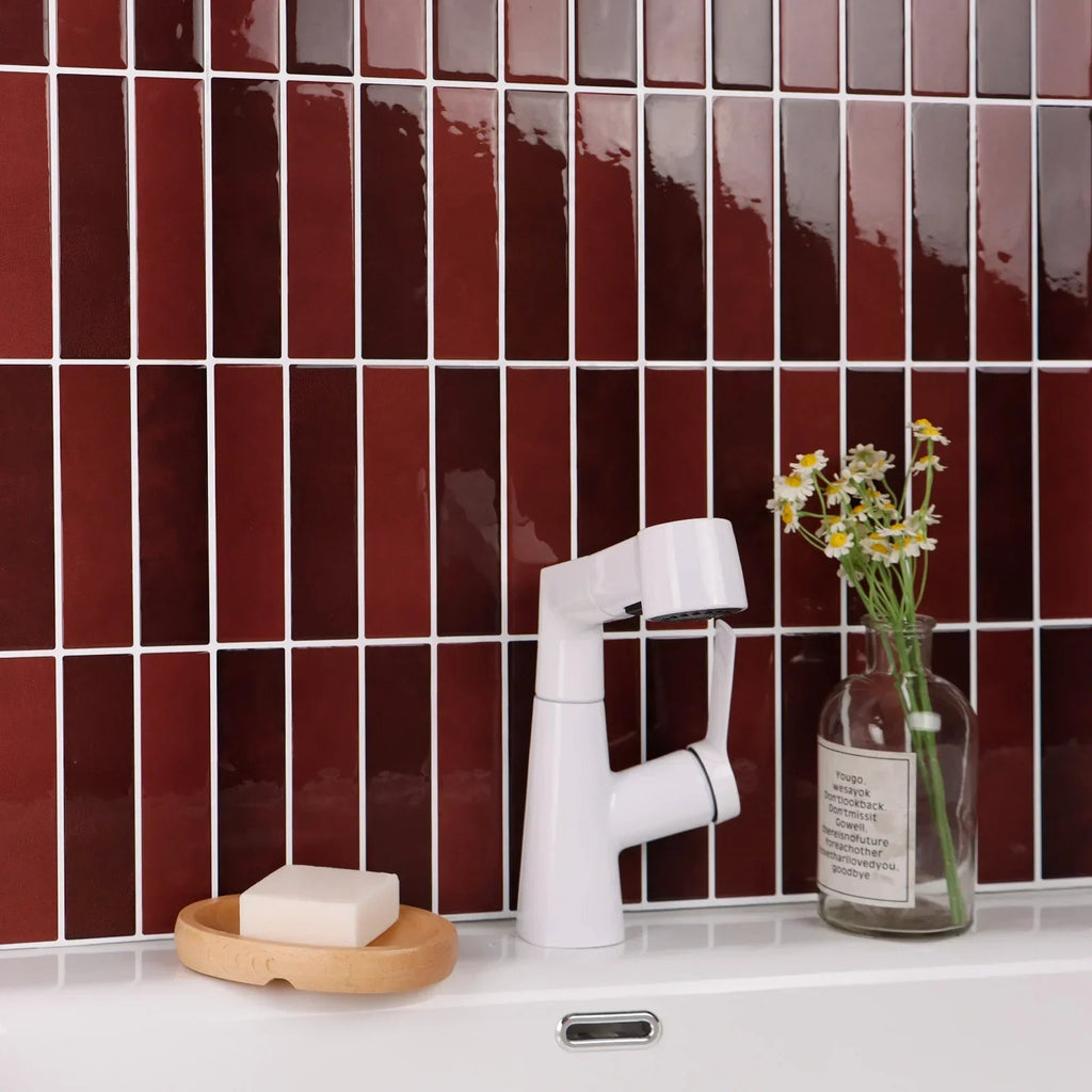 Peel-and-Stick Waterproof 3D Marble Wall Tiles (10-Piece Pack)