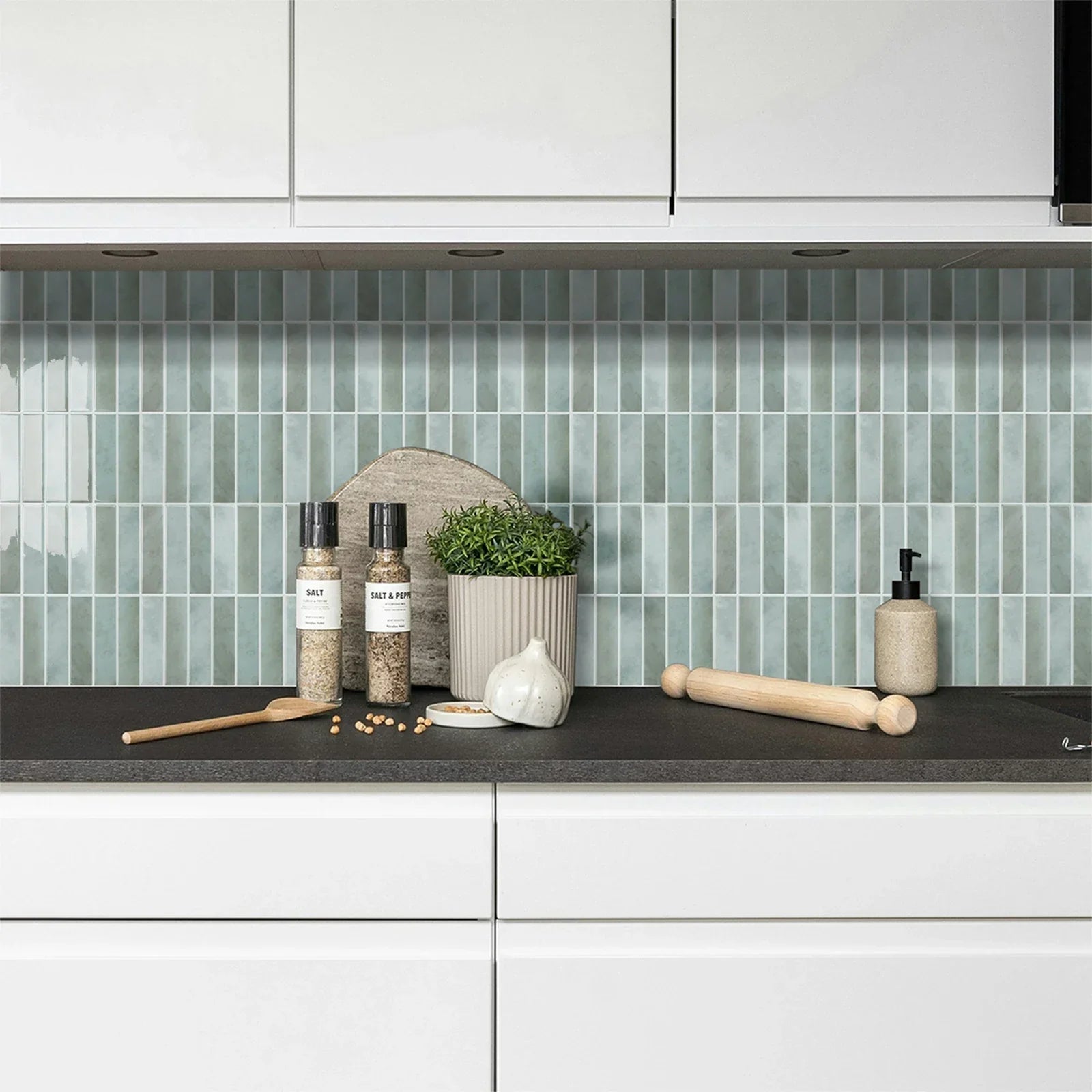 Peel-and-Stick Waterproof 3D Marble Wall Tiles (10-Piece Pack)