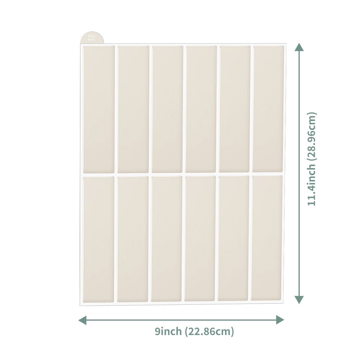 Peel-and-Stick Waterproof 3D Marble Wall Tiles (10-Piece Pack)