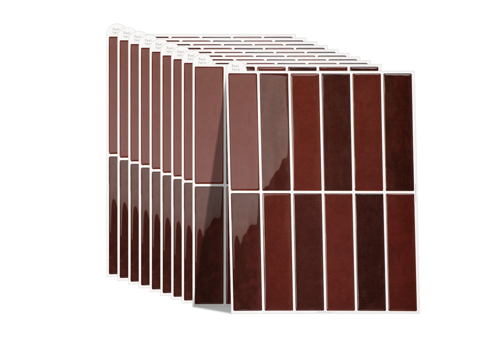 Peel-and-Stick Waterproof 3D Marble Wall Tiles (10-Piece Pack)