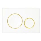 Plug-And-Play Stainless-Style Dual-Flush Plate (Fits Geberit Sigma)