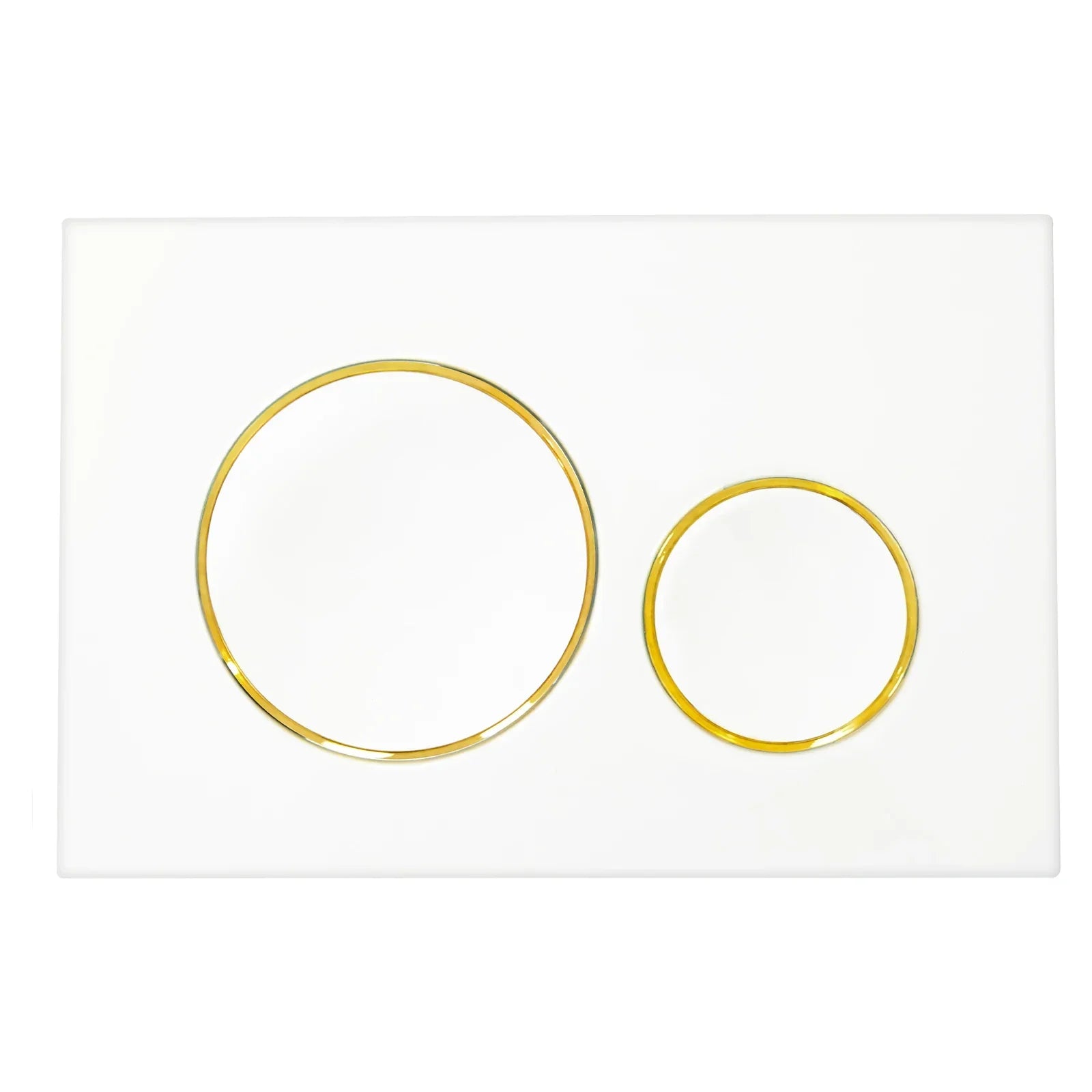 Plug-And-Play Stainless-Style Dual-Flush Plate (Fits Geberit Sigma)