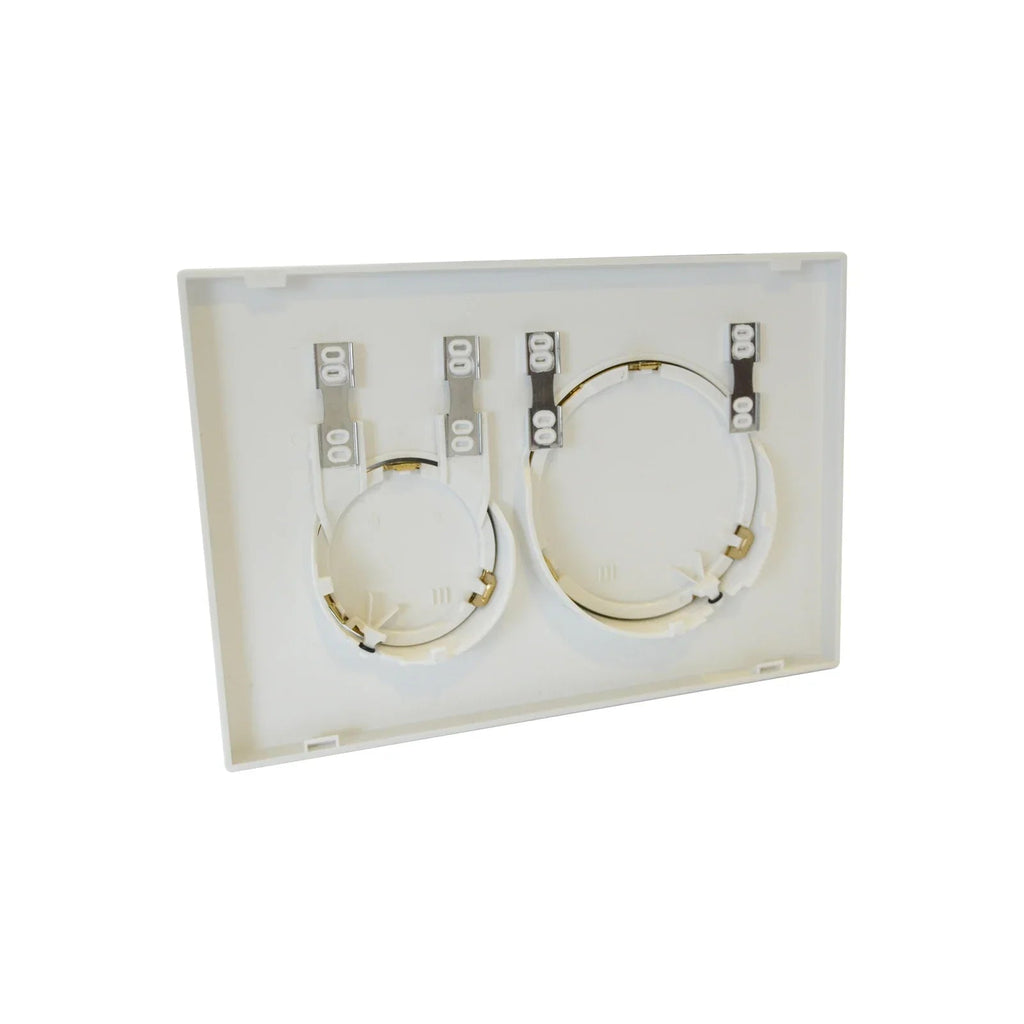 Plug-And-Play Stainless-Style Dual-Flush Plate (Fits Geberit Sigma)