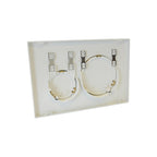 Plug-And-Play Stainless-Style Dual-Flush Plate (Fits Geberit Sigma)