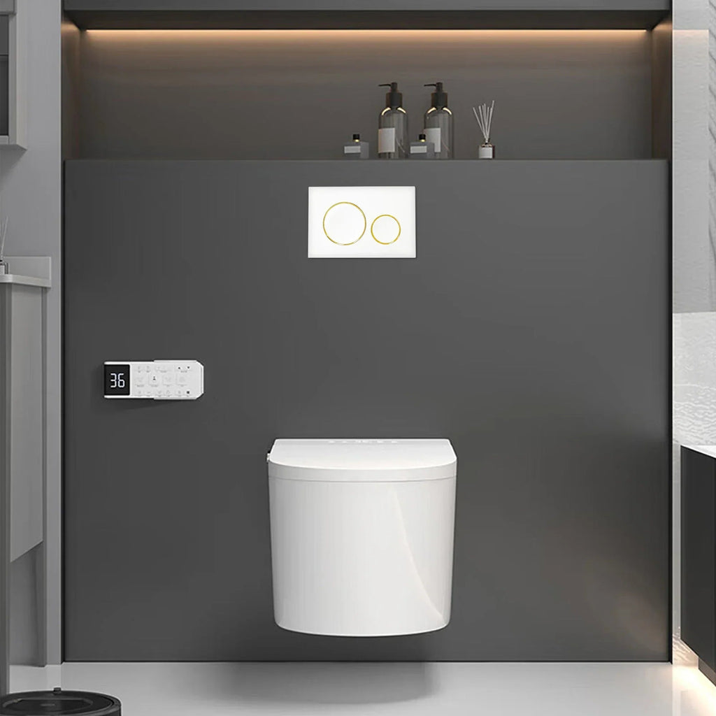 Plug-And-Play Stainless-Style Dual-Flush Plate (Fits Geberit Sigma)