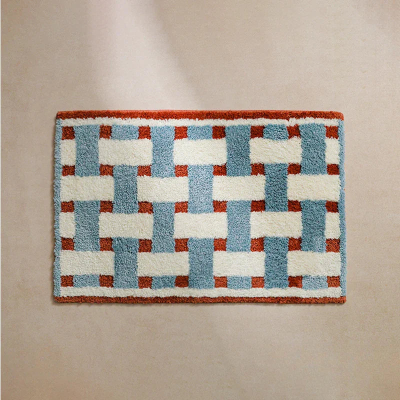 Plush Absorbent Antibacterial Bath Mat