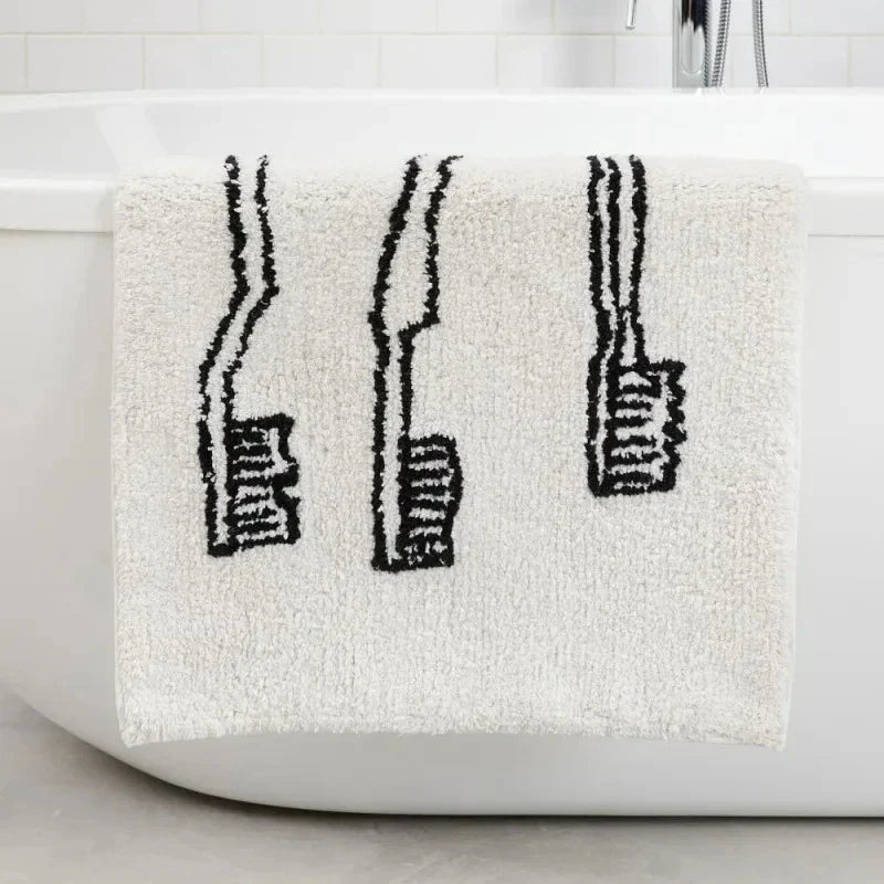 Plush Velvet-Suede Absorbent & Non-Slip Bath Mat