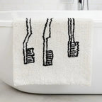 Plush Velvet-Suede Absorbent & Non-Slip Bath Mat