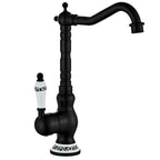 Polished Antique Brass Wall-Mount Faucet (360° Swivel Spout)
